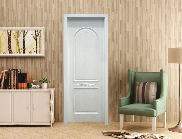 简欧扣线无漆木门