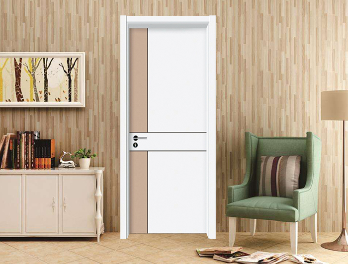 简约平板套色门